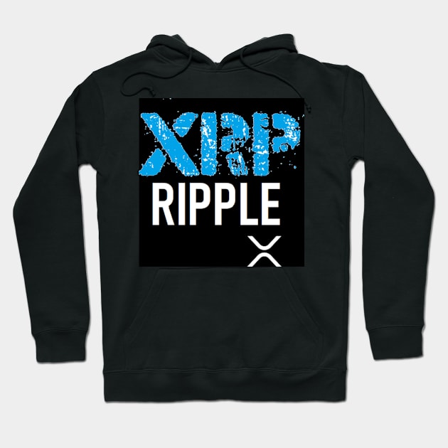 Ripple XRP (Front & Back Designs) Hoodie by DigitalNomadInvestor